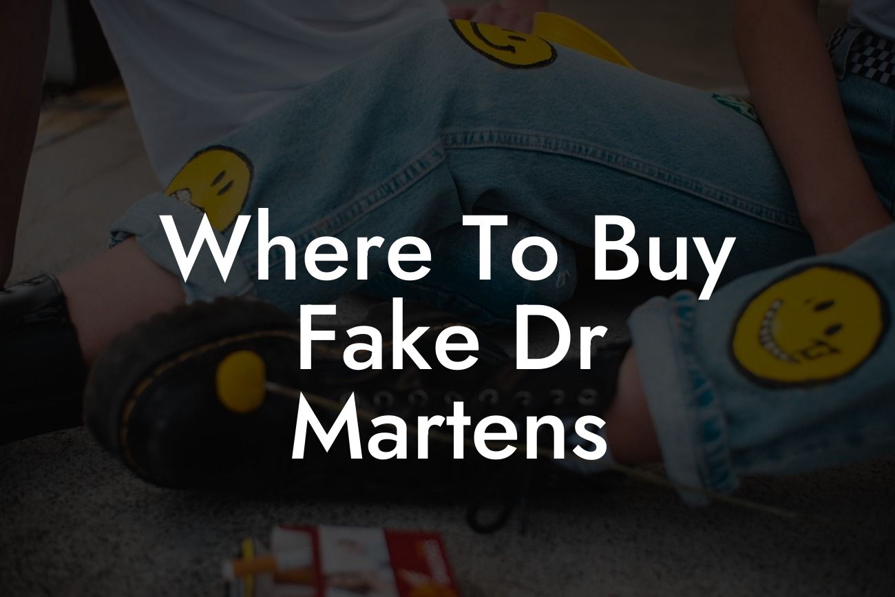 Where To Buy Fake Dr Martens
