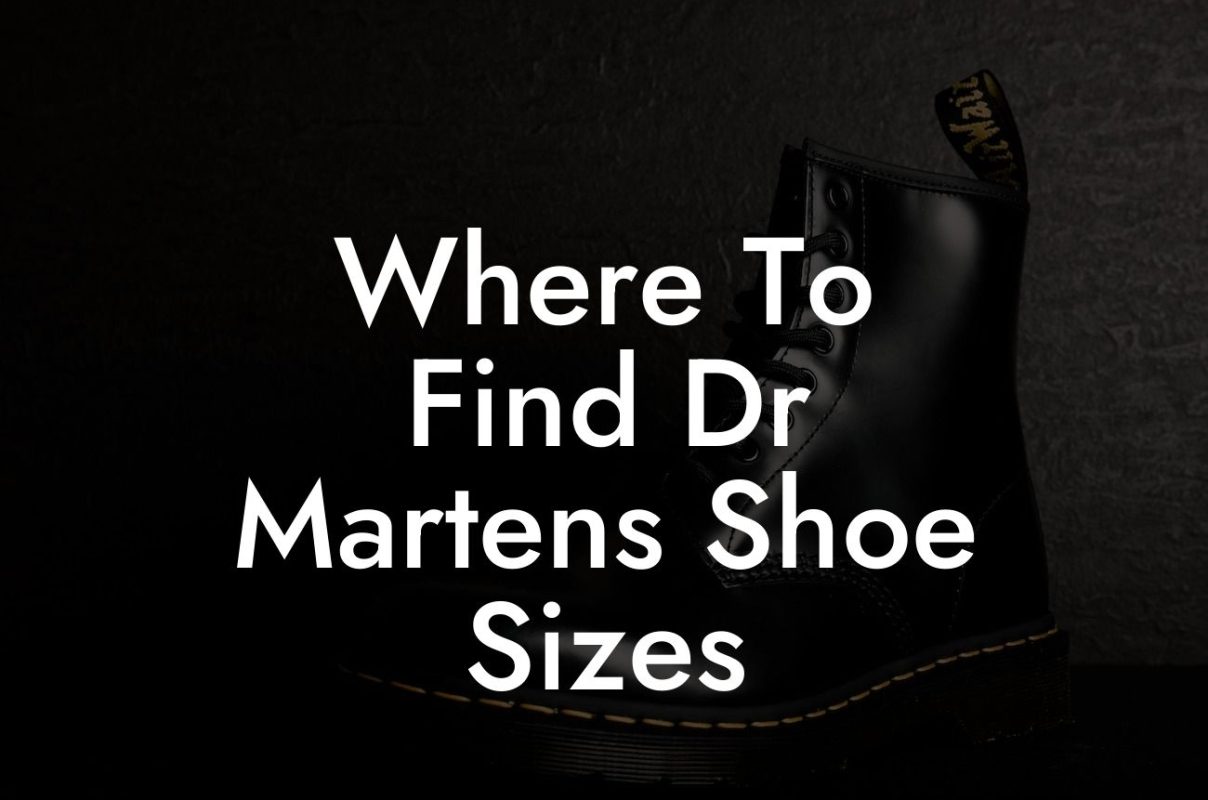 Where To Find Dr Martens Shoe Sizes