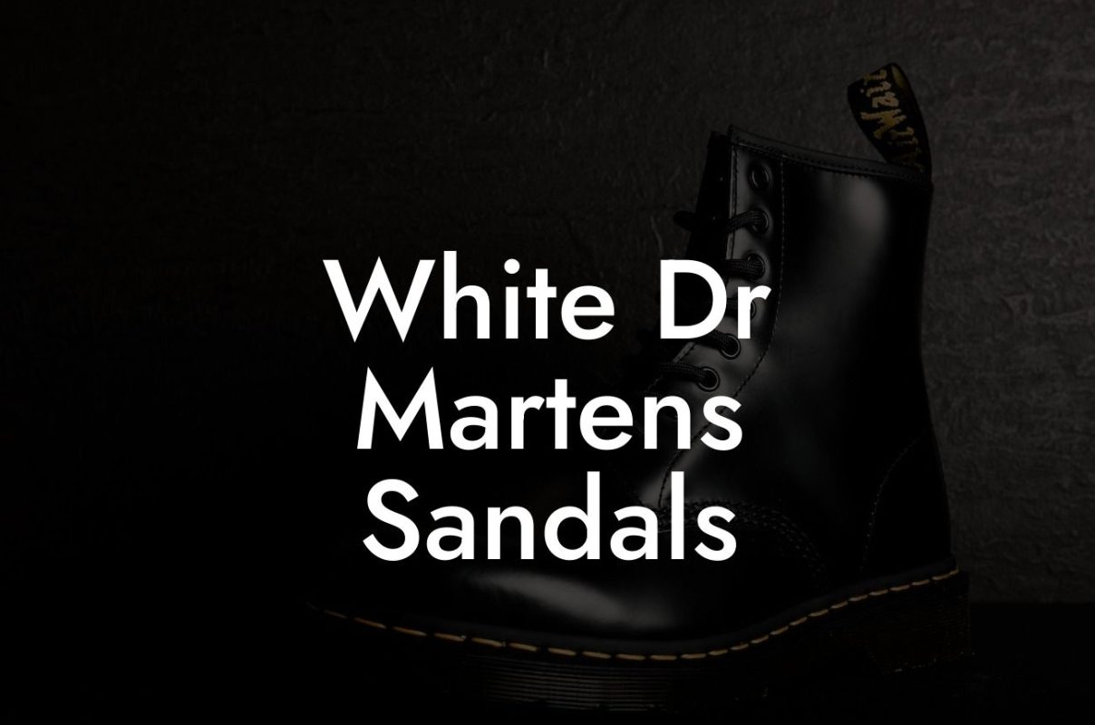 White Dr Martens Sandals