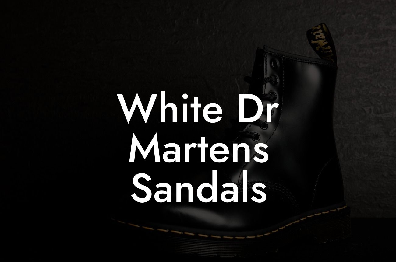 White Dr Martens Sandals