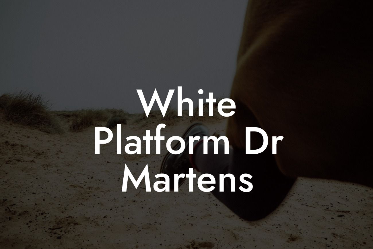 White Platform Dr Martens