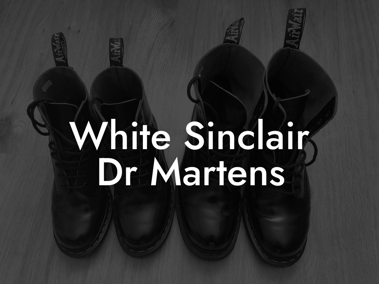 White Sinclair Dr Martens