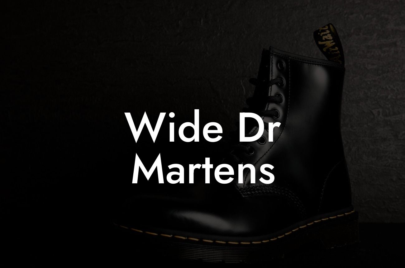 Wide Dr Martens