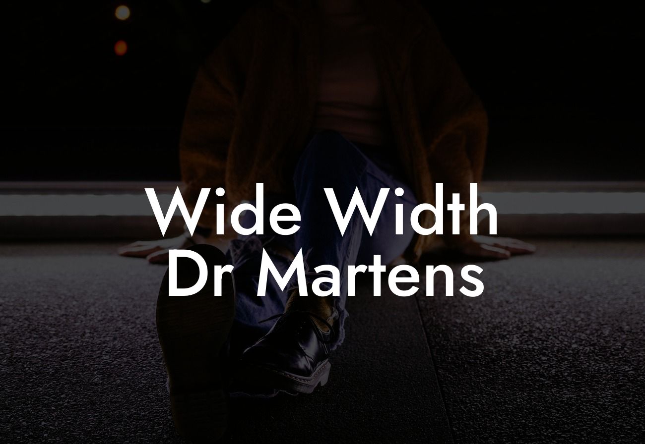 Wide Width Dr Martens