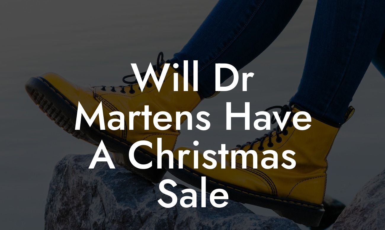 Will Dr Martens Have A Christmas Sale