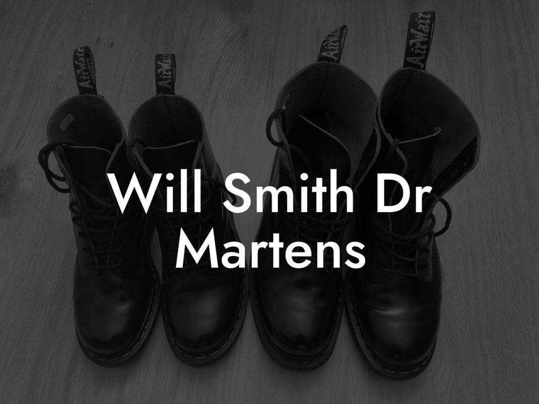 Will Smith Dr Martens