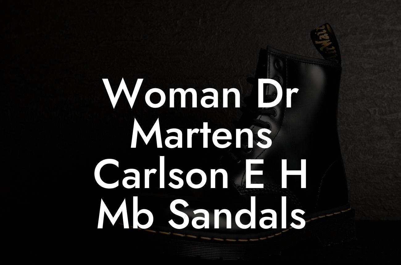 Woman Dr Martens Carlson E H Mb Sandals
