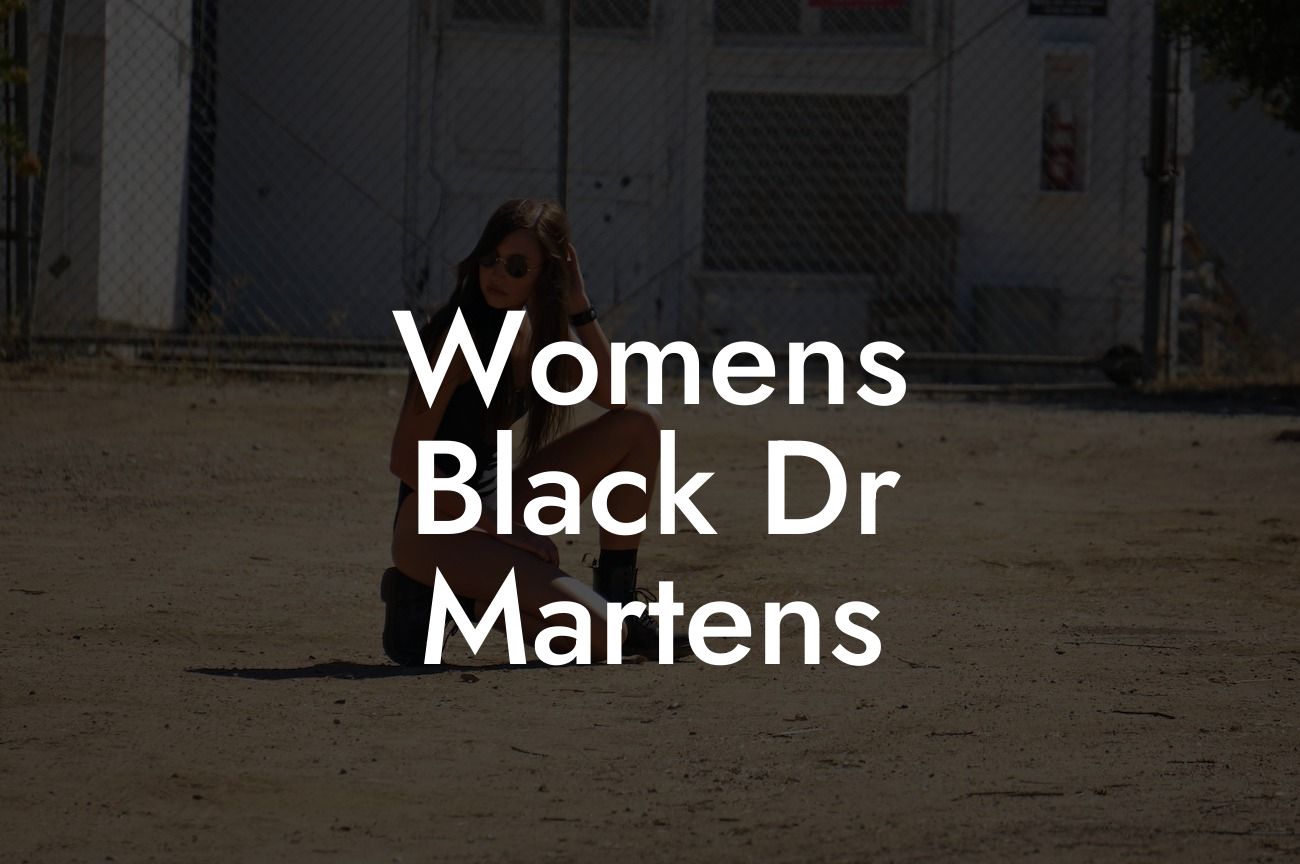 Womens Black Dr Martens