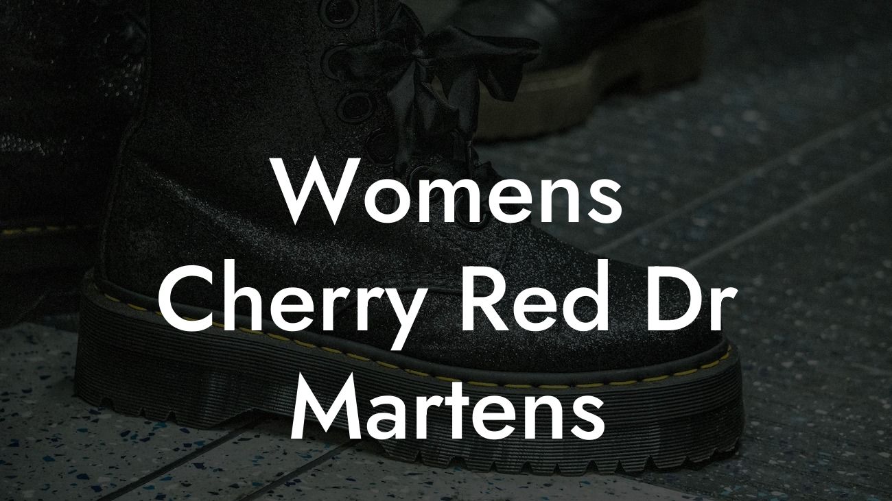 Womens Cherry Red Dr Martens