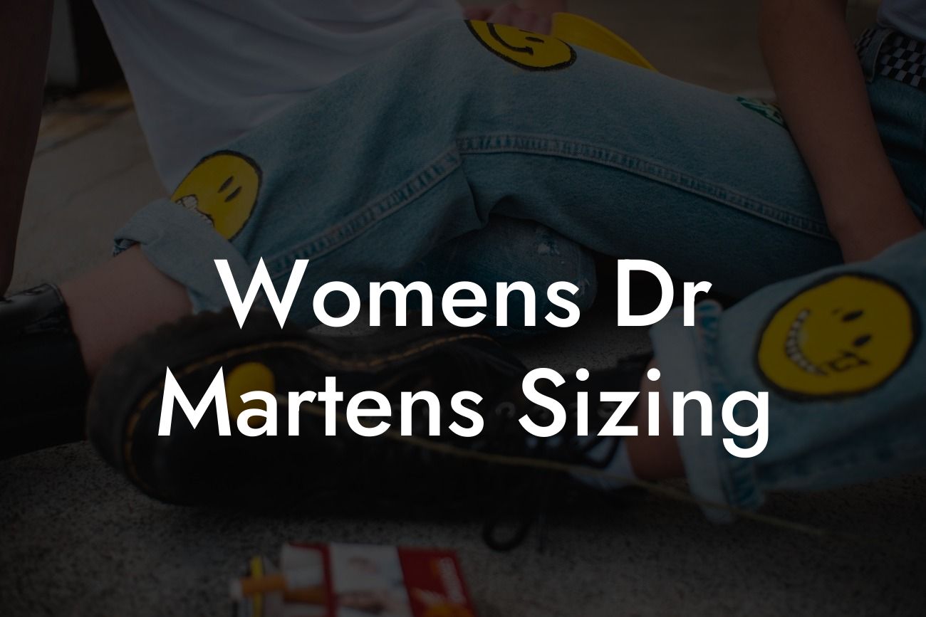 Womens Dr Martens Sizing
