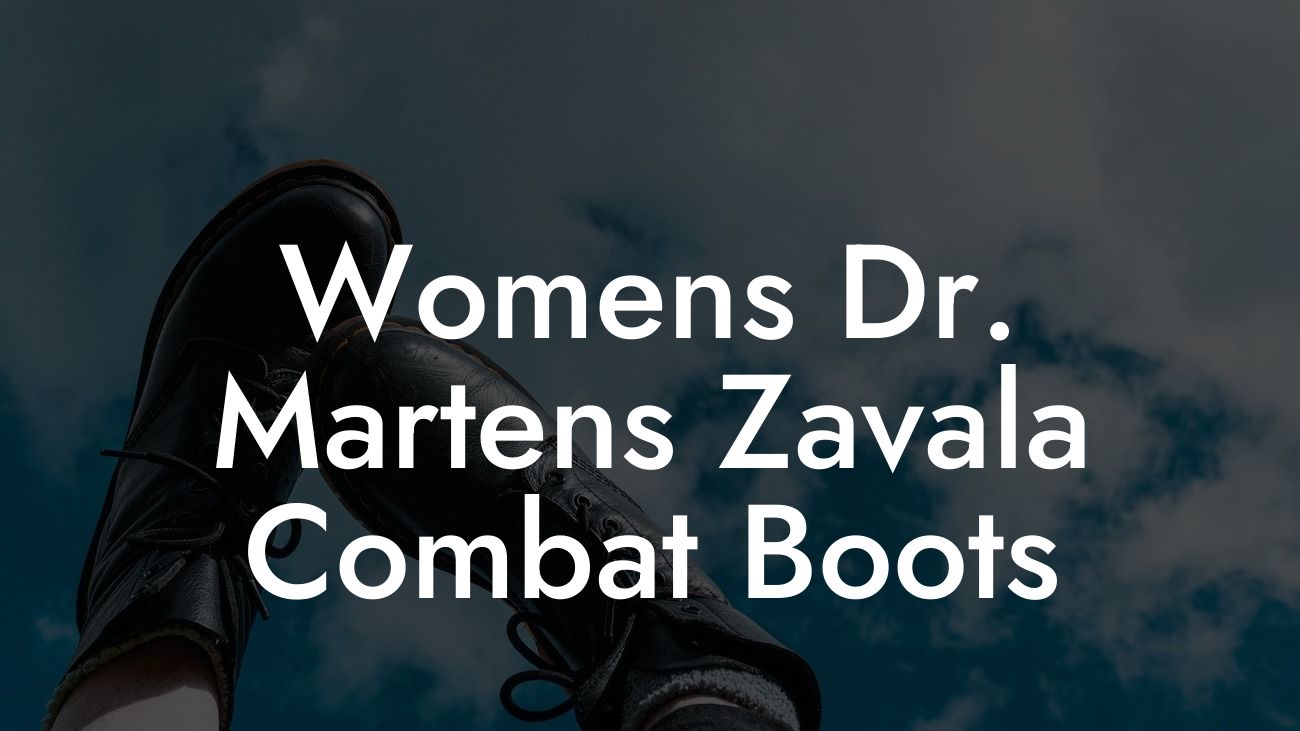 Womens Dr. Martens Zavala Combat Boots
