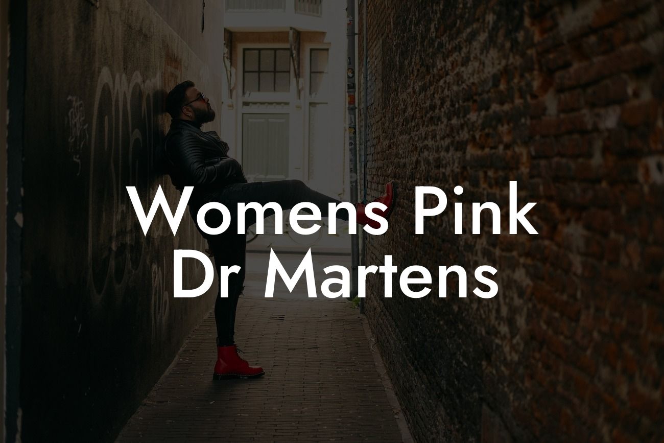 Womens Pink Dr Martens