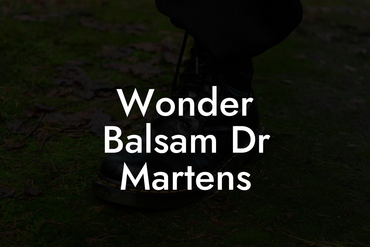 Wonder Balsam Dr Martens