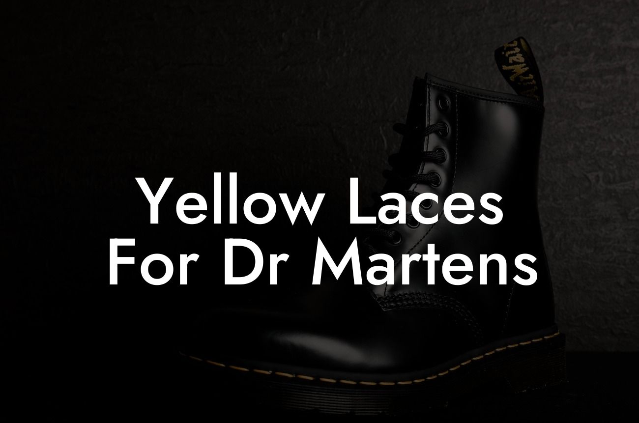 Yellow Laces For Dr Martens