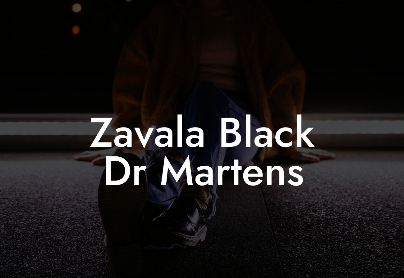 Zavala Black Dr Martens